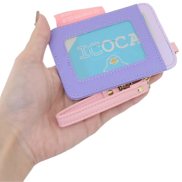 BNIB Japan Sanrio x Oekaki-San Series Pass Card Holder With Retractable … - Picture 2 of 6